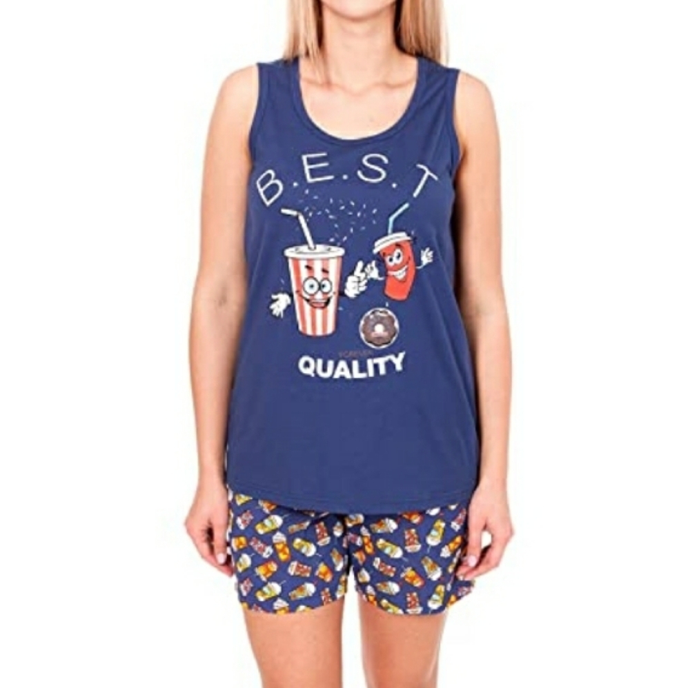HomeCotton Cute Ladies BEST Pajama Set